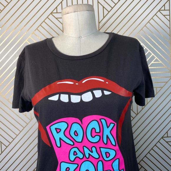 Chaser Rock and Roll Forever Tee Gray Black - Picture 3 of 10
